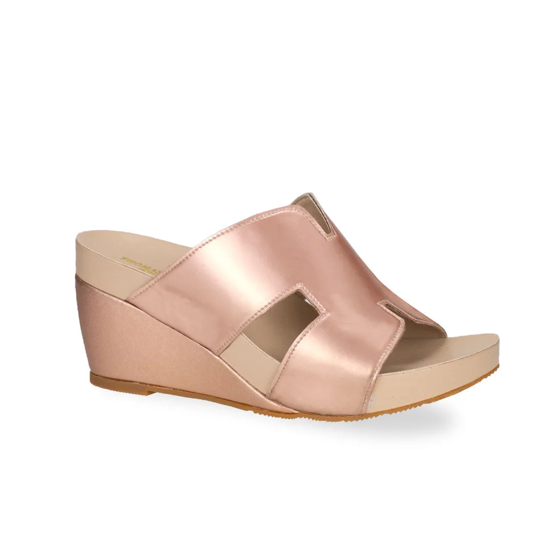 [20% off at cart] H-Strap Wedge Sandals