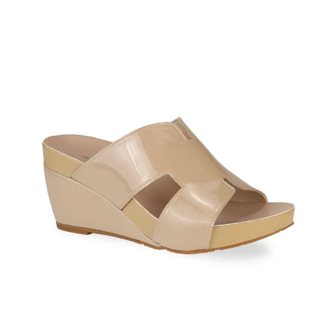 [20% off at cart] H-Strap Wedge Sandals