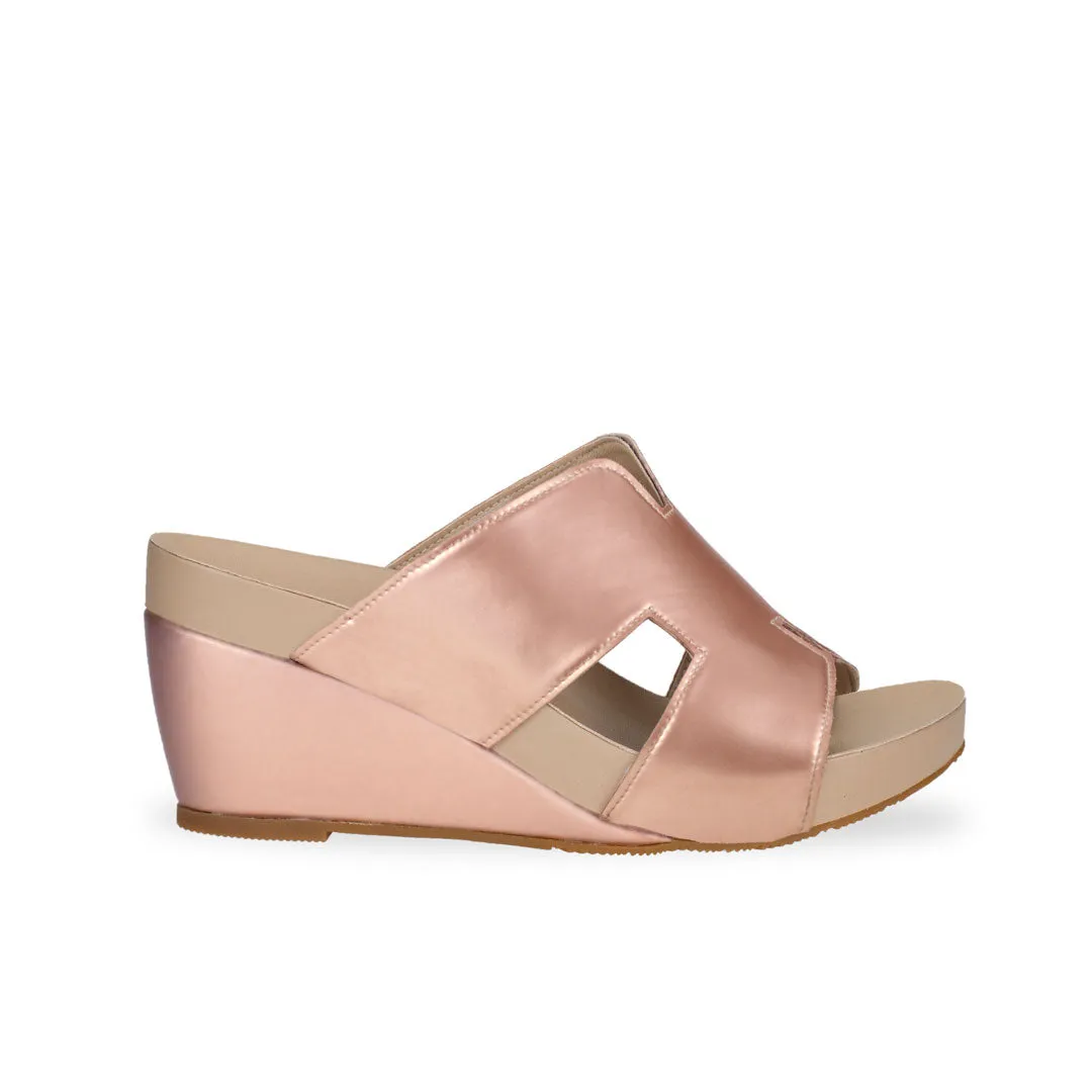 [20% off at cart] H-Strap Wedge Sandals