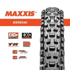 27.5 x 2.50 WT ASSEGAI 3C/EXO/TR MAXX TERRA FOLDABLE TYRE