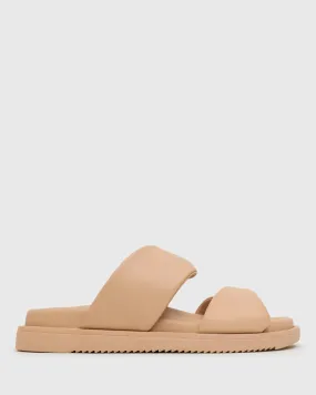 ABBEY Twist Strap Footbed Slides