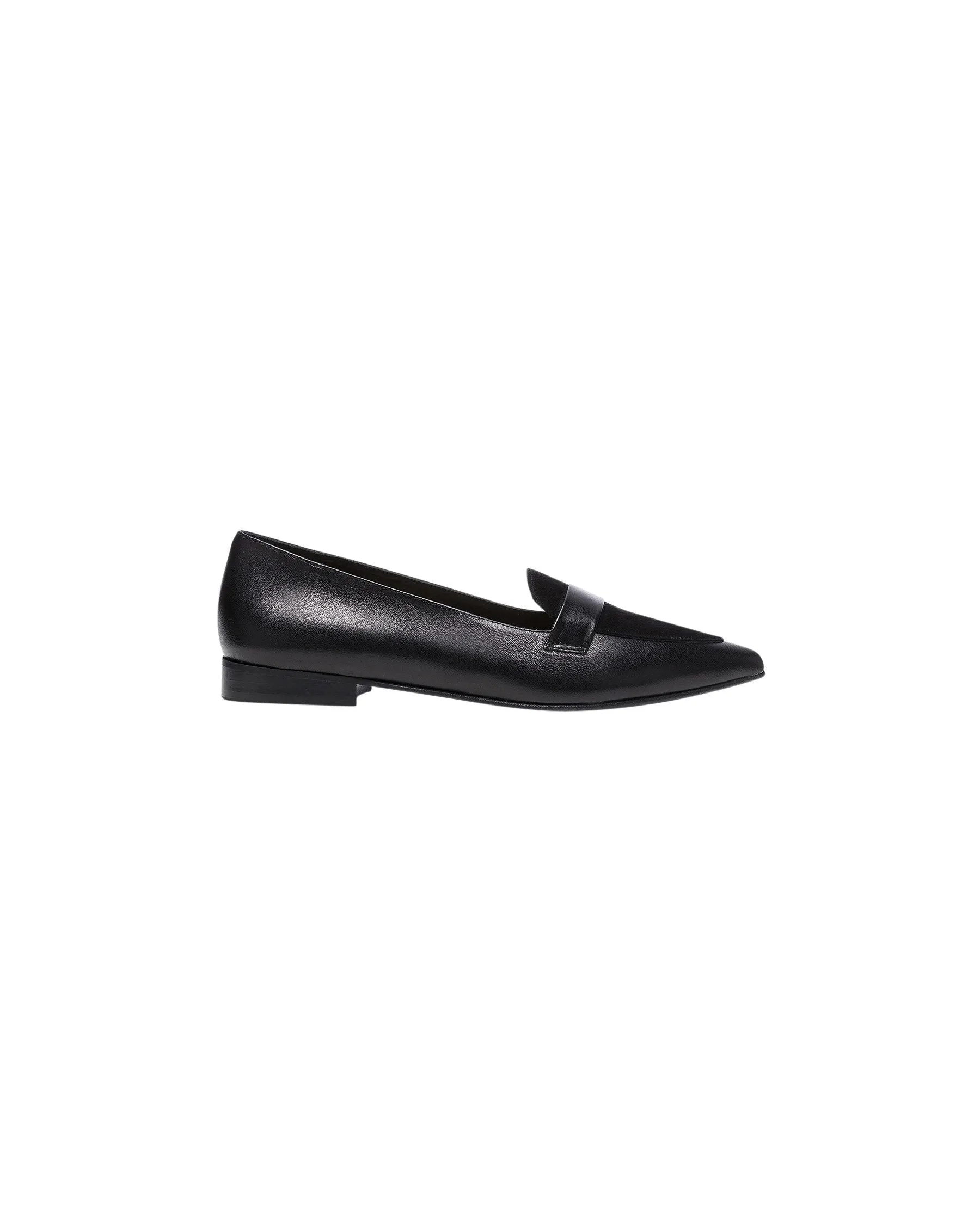 Alexandra Nappa Black Flats