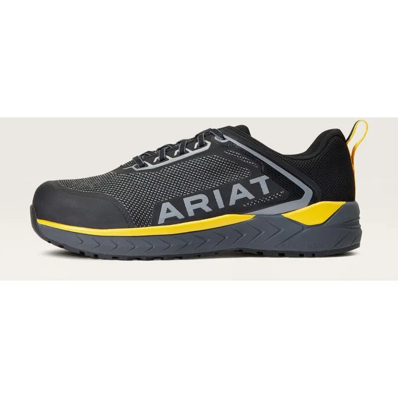 Ariat Men's Outpace Sd CT Safety Slip Resist Work Shoe -Charcoal- 10040319