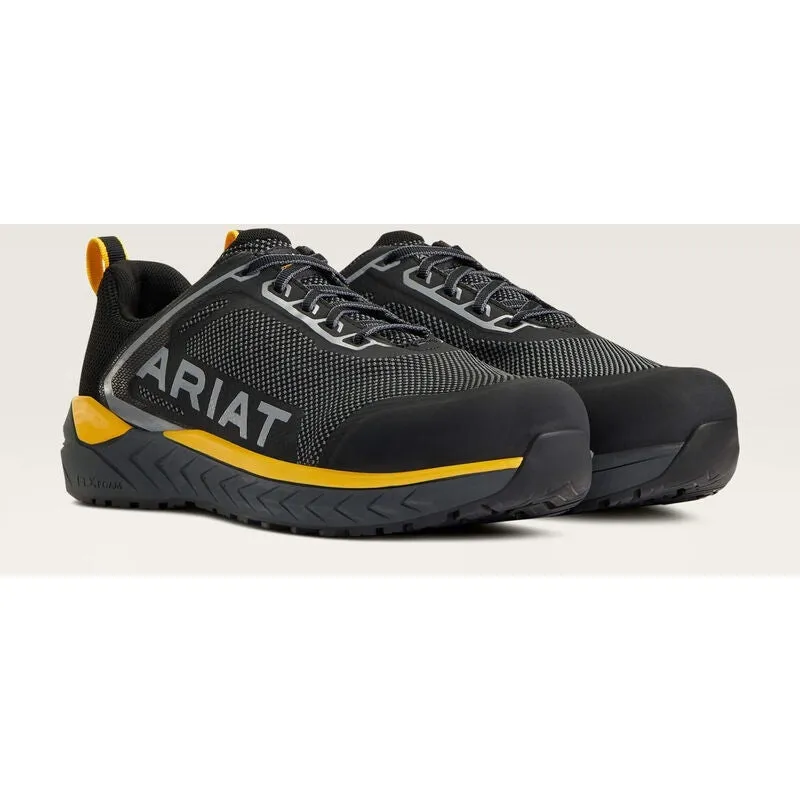 Ariat Men's Outpace Sd CT Safety Slip Resist Work Shoe -Charcoal- 10040319