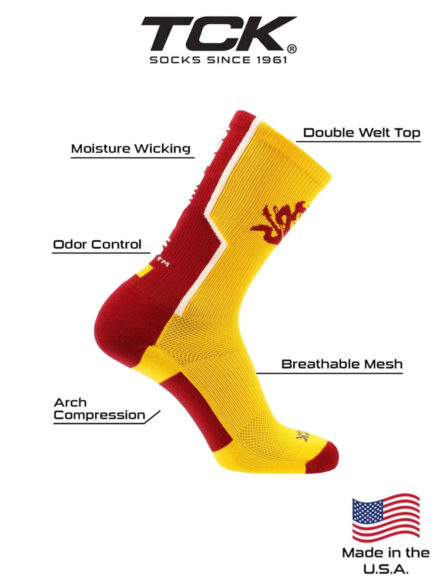 Arizona State University Socks ASU Sun Devils Perimeter Crew