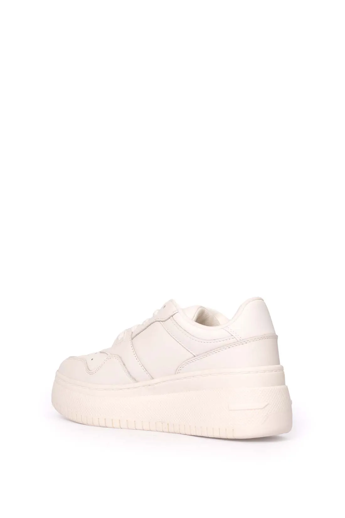 Baskets Sneakers femme basket con platform - Blanc - Femme