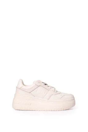 Baskets Sneakers femme basket con platform - Blanc - Femme