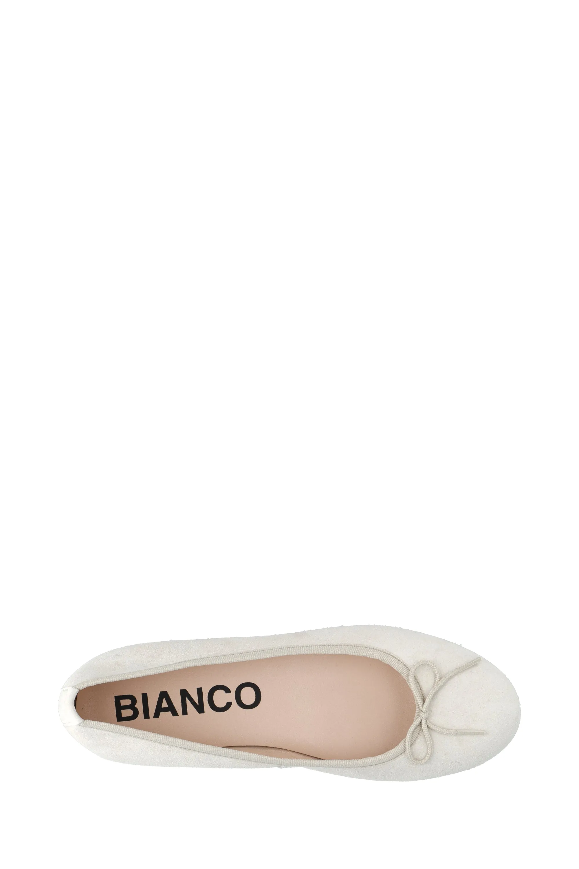 Biamadison Off White Ballerina Flats