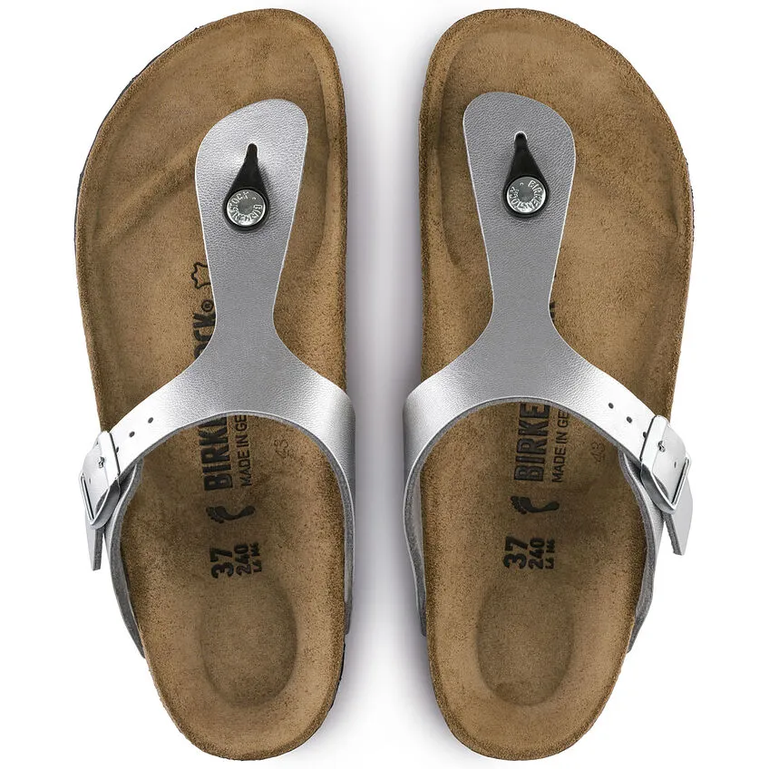 Birkenstock 43851 Gizeh BF Silver