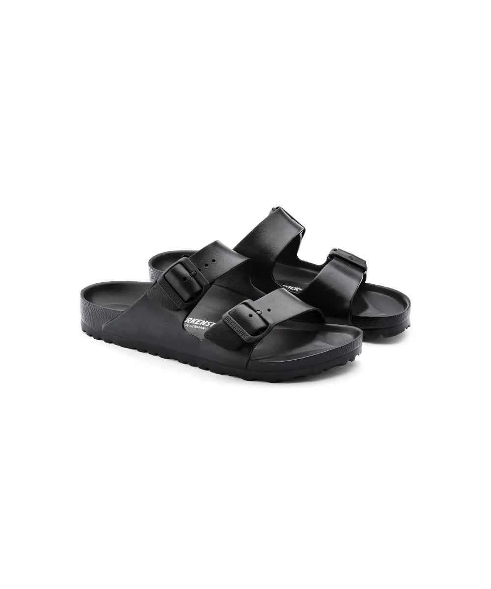 BIRKENSTOCK ARIZONA ESSENTIALS NARROW FIT IN BLACK