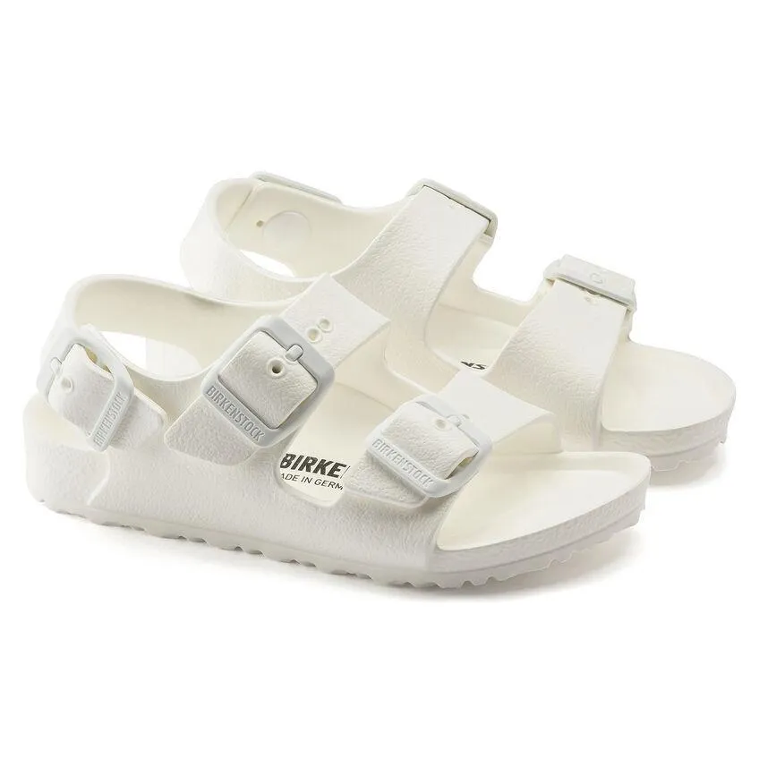 Birkenstock Boy's Milano White Essentials EVA