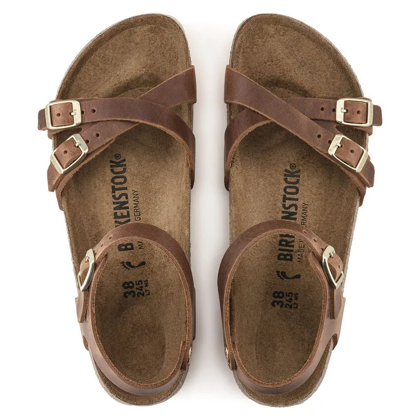 Birkenstock Kumba Cognac Oiled Leather Women's