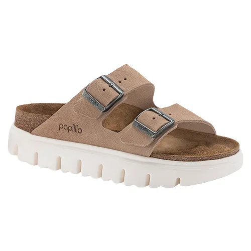 Birkenstock Platform Sandals - Arizona Papillio - Warm Sand