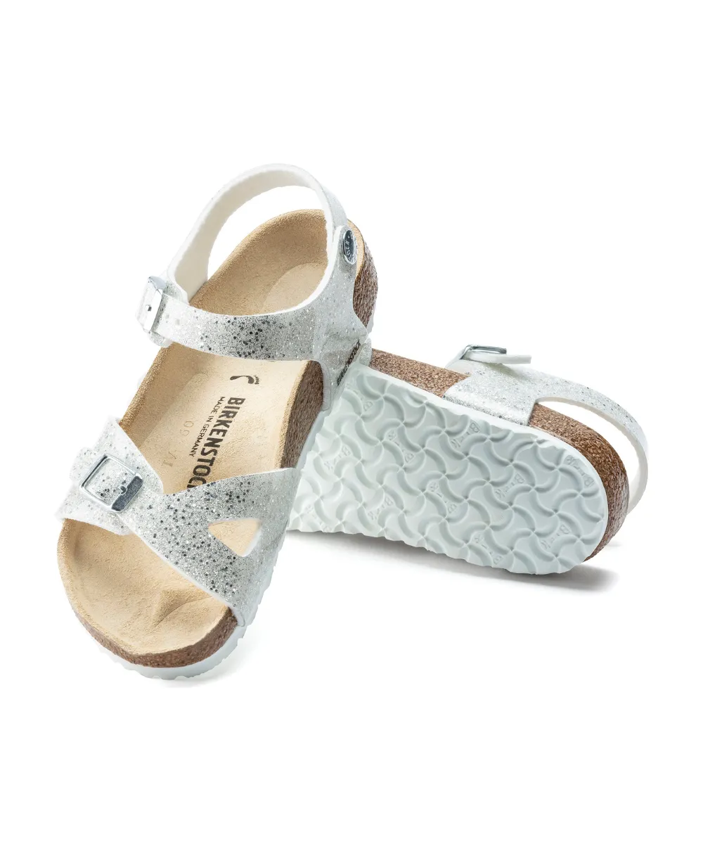 BIRKENSTOCK RIO KIDS FIT IN WHITE