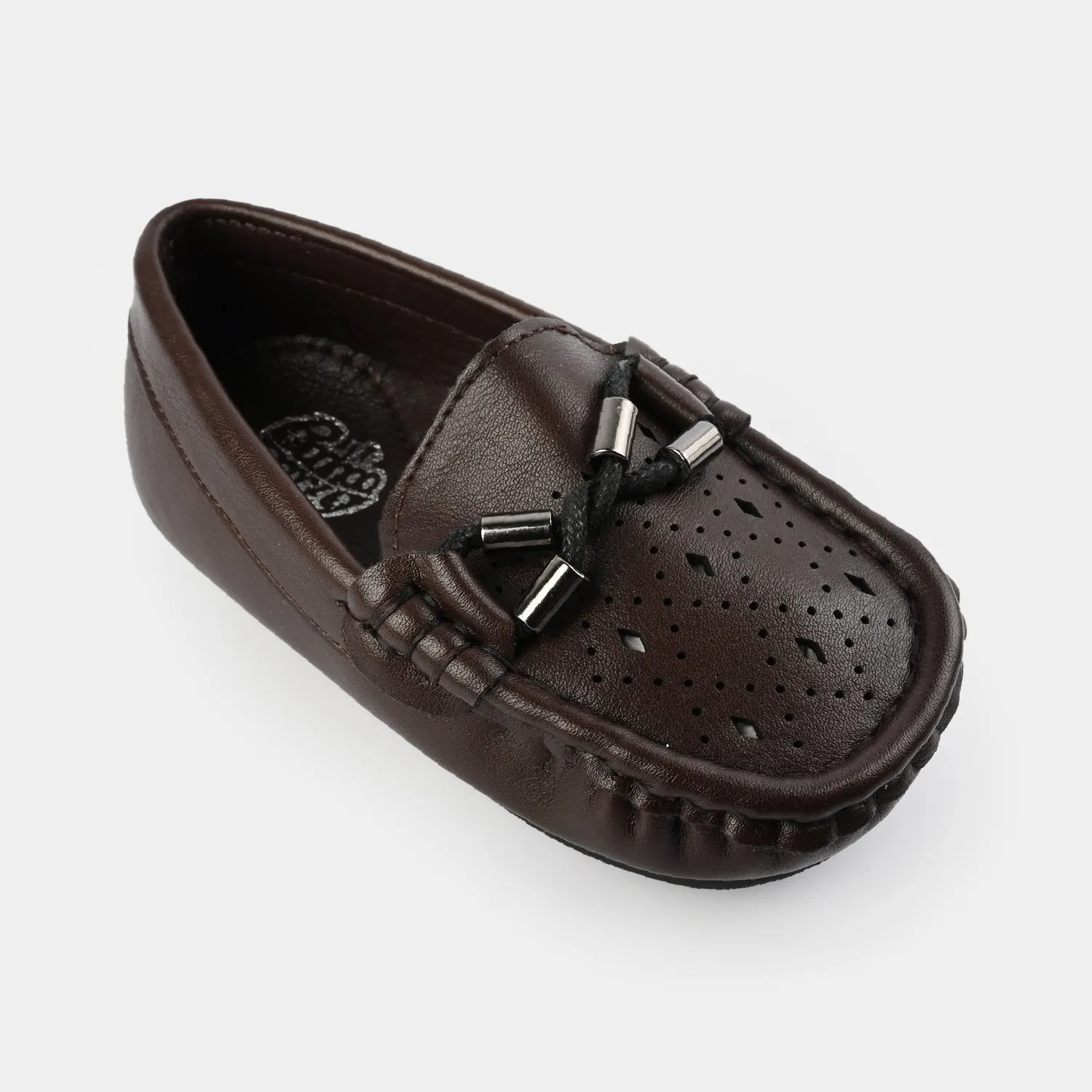 Boys Loafers H502-L3-BROWN