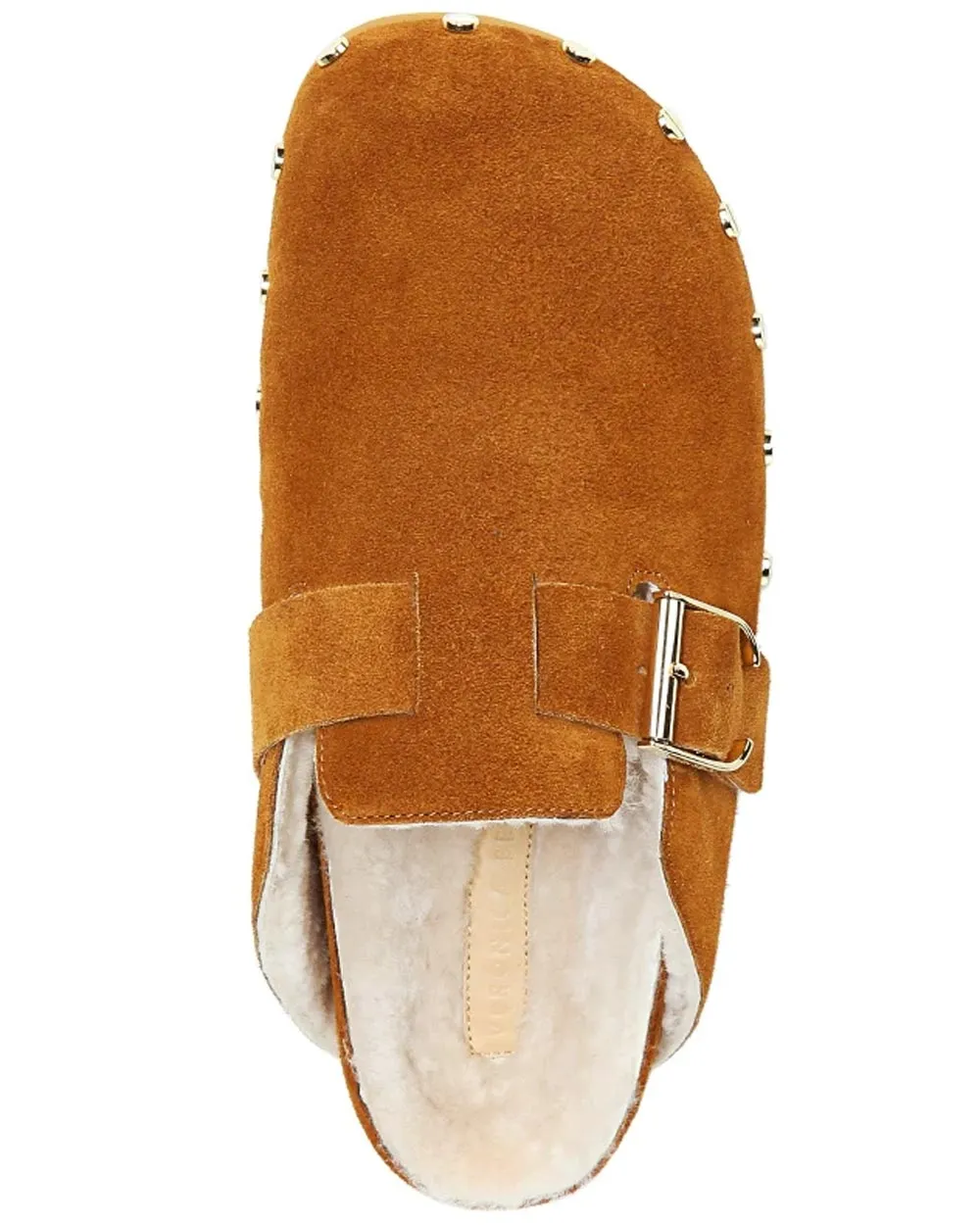 Caramel Shearling Lined Fern Clog