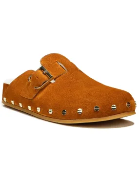 Caramel Shearling Lined Fern Clog