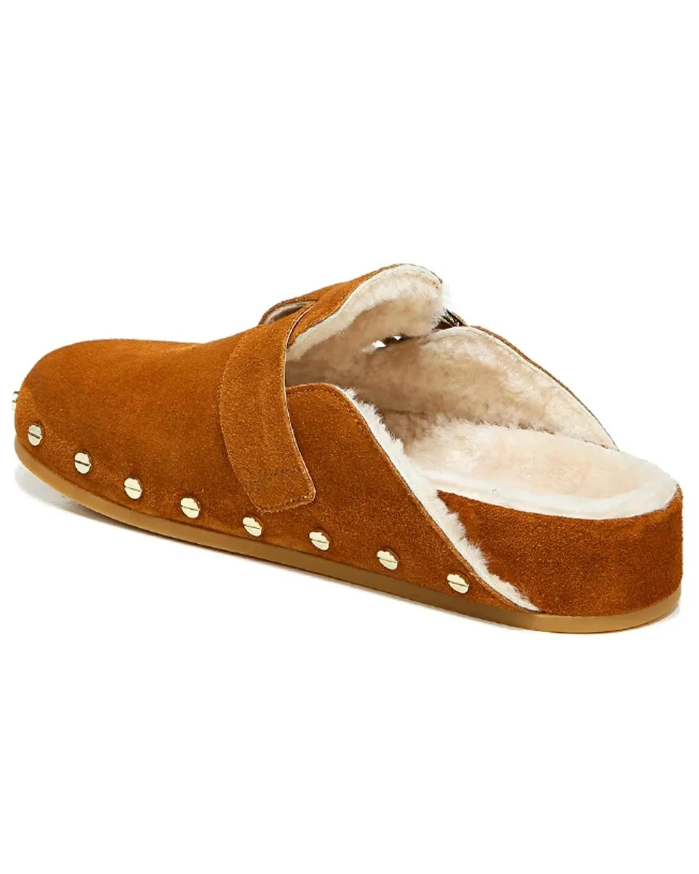 Caramel Shearling Lined Fern Clog