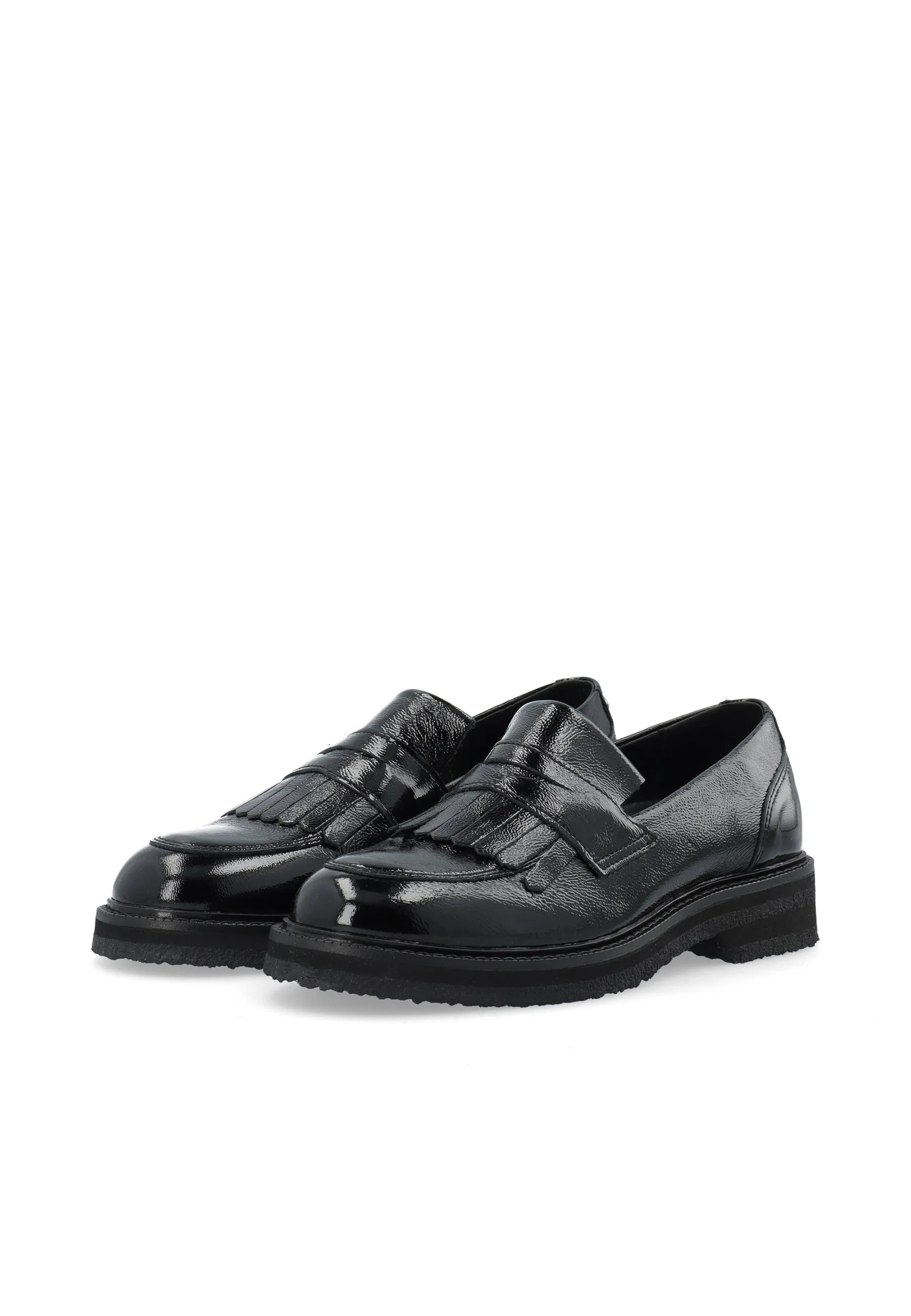 Casbetty Black Patent Leather Loafers