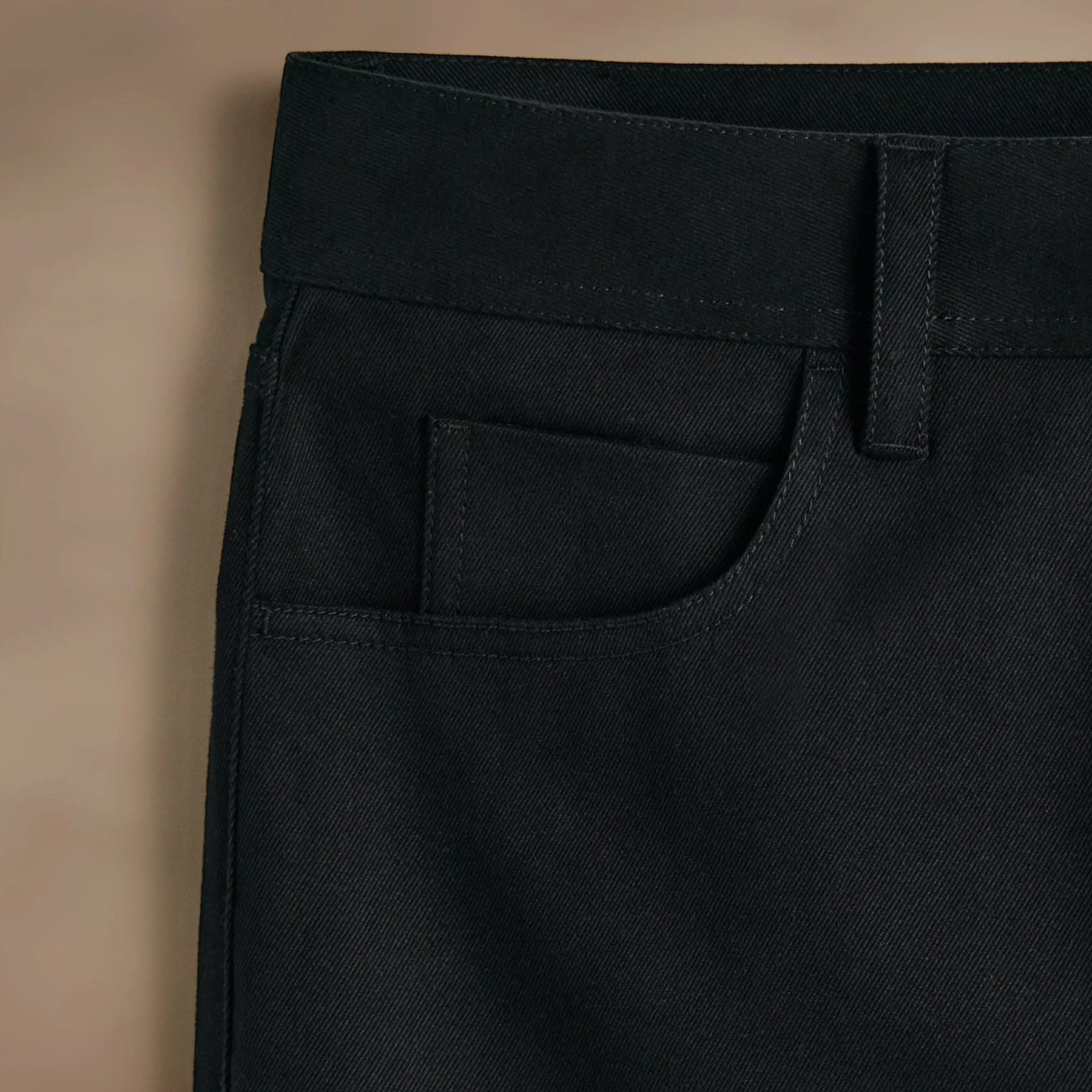 Cashmere Touch 5 Pocket Pant - Black