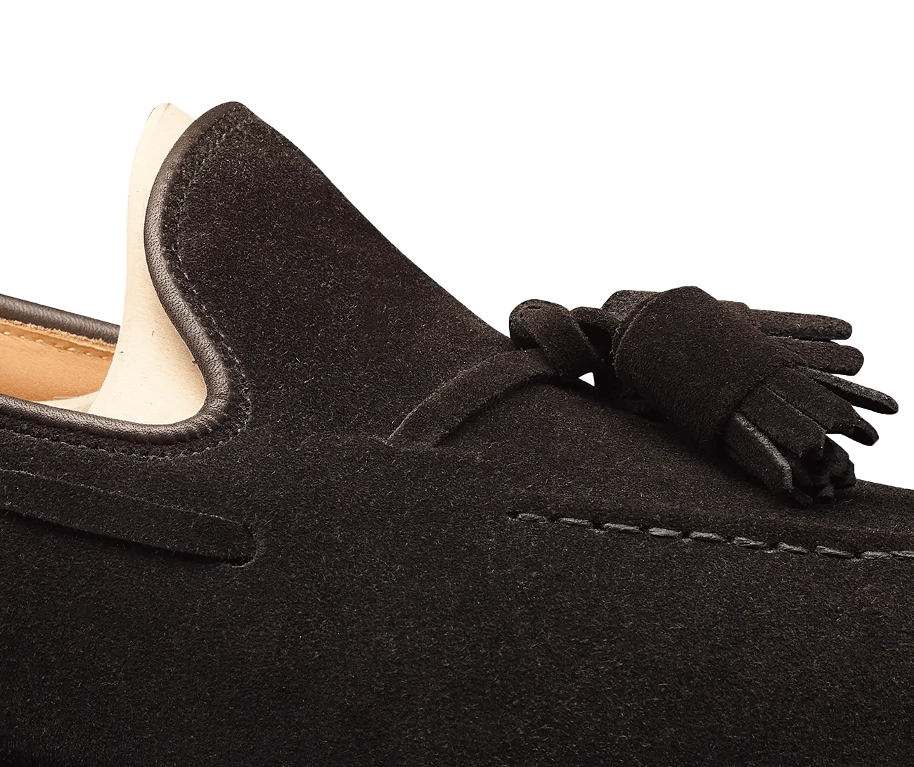 Cavendish Black Calf Suede