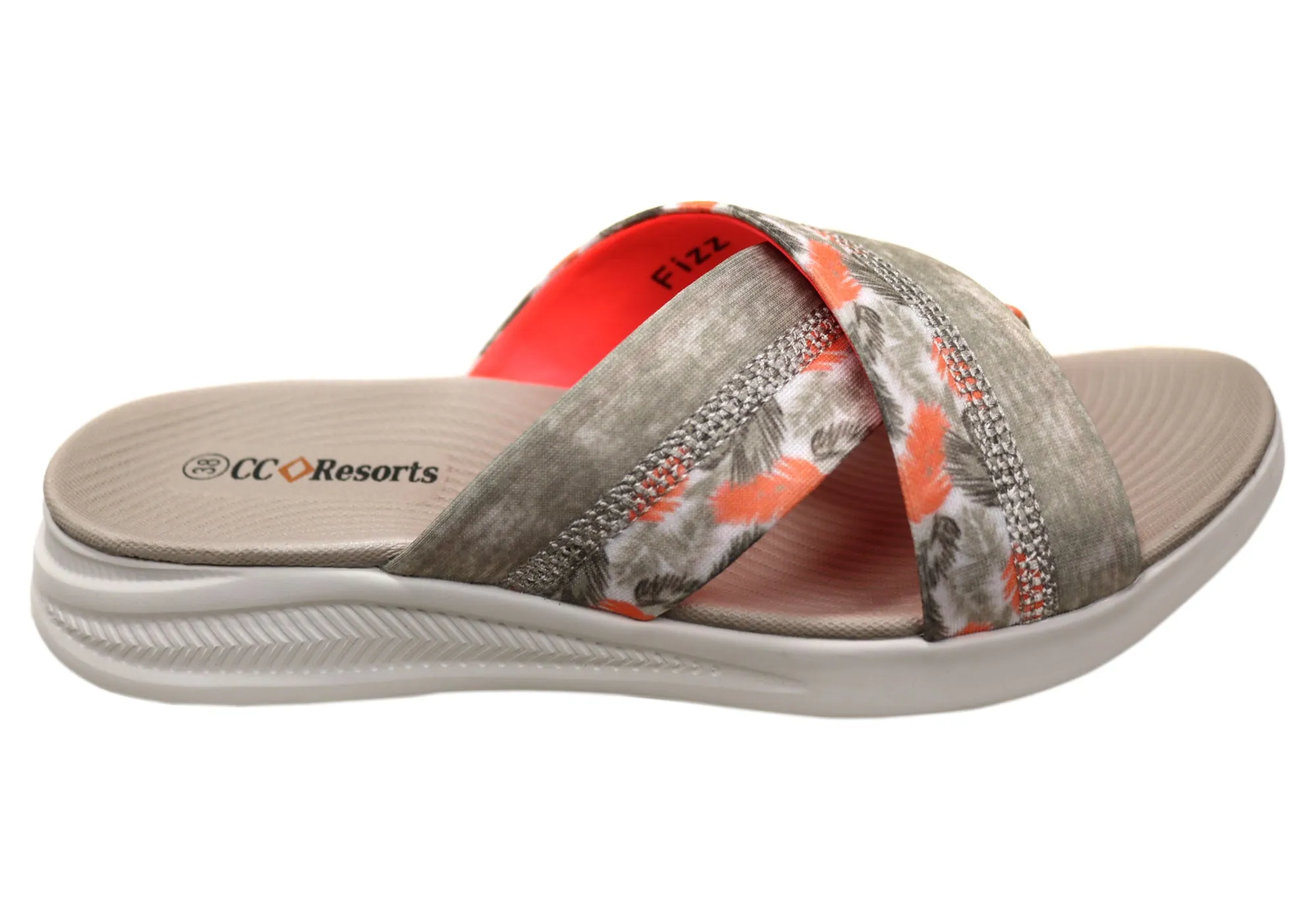 CC Resorts Fizz Womens Comfortable Slides Sandals