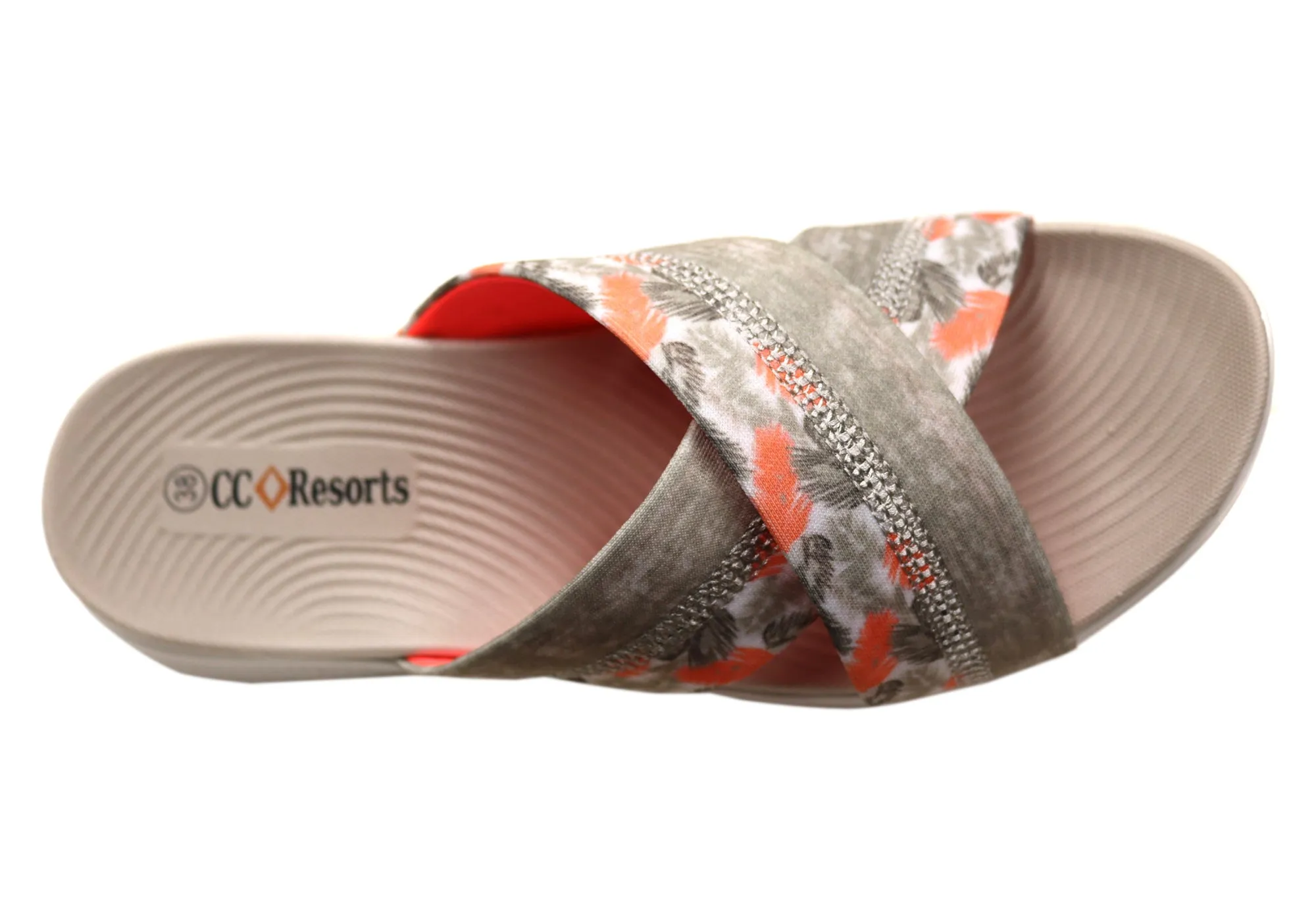 CC Resorts Fizz Womens Comfortable Slides Sandals