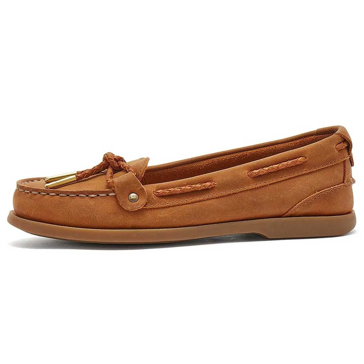 CHATHAM Rota G2 Leather Slip-On Boat Shoes - Women's - Walnut