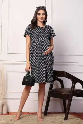 Chic Maternity Zipless Feeding Dress