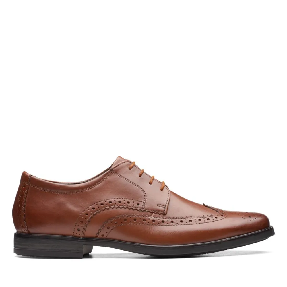 CLARKS BROGUE HOWARD WING FIT G