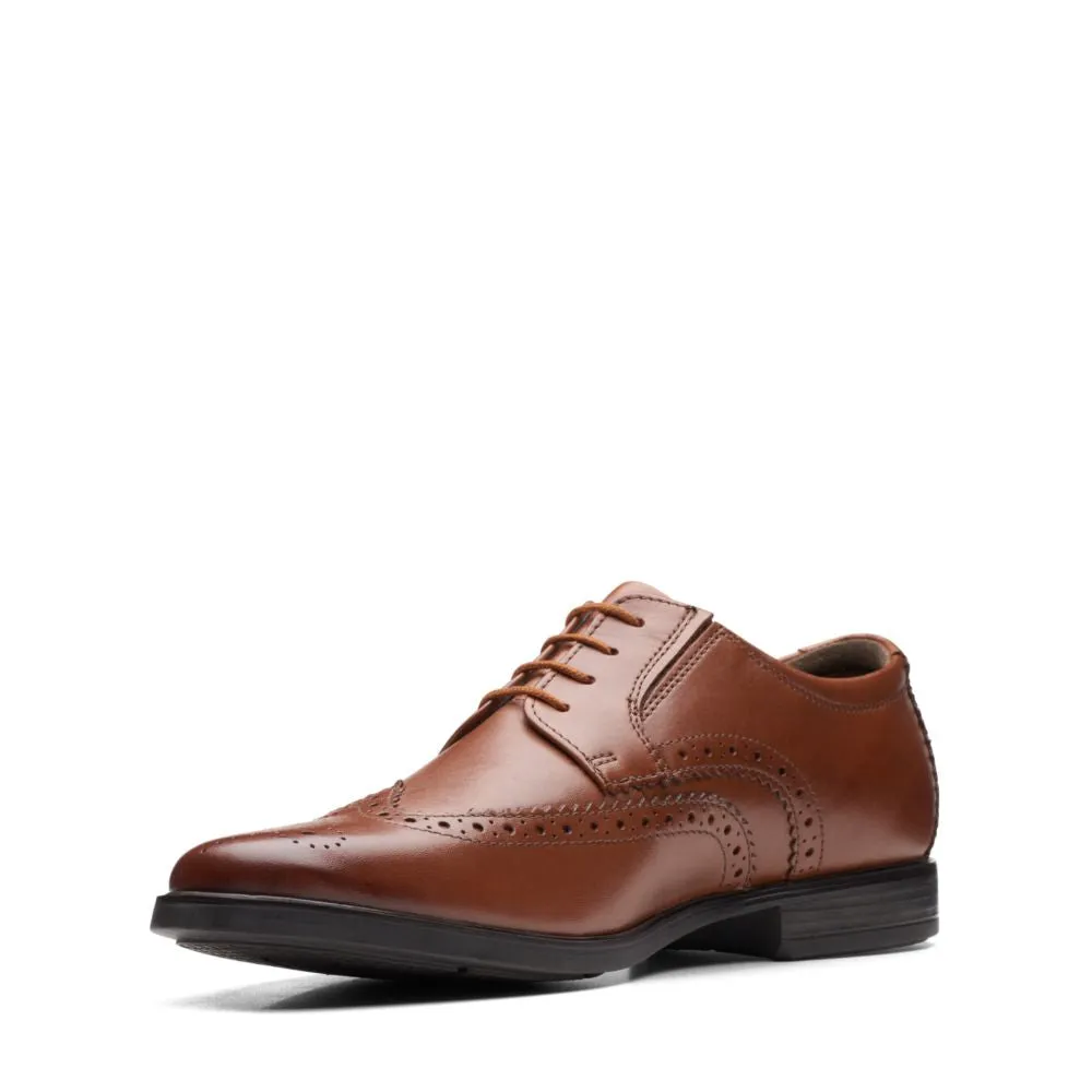 CLARKS BROGUE HOWARD WING FIT G