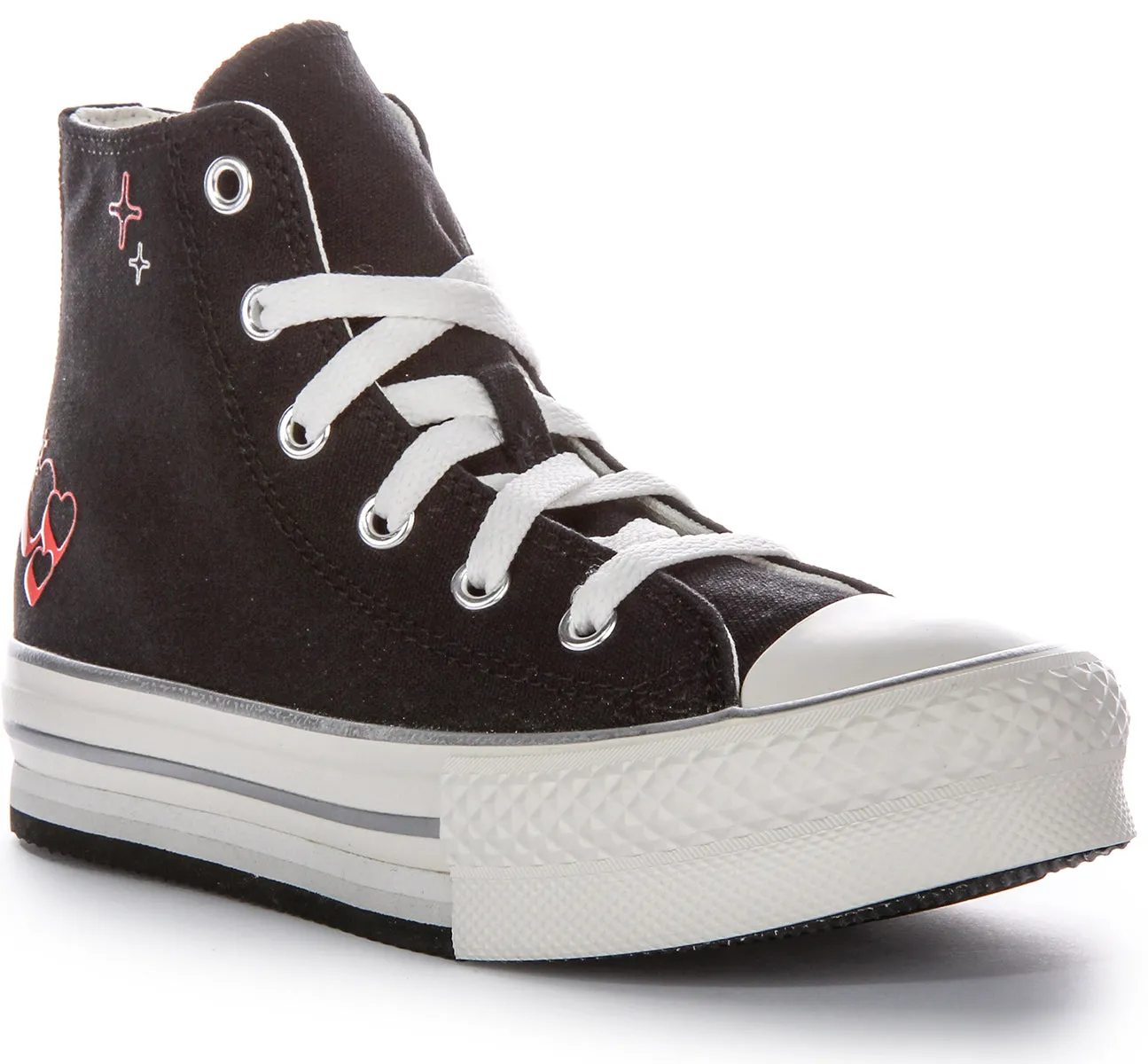 Converse All Star Kids Palftorm Y2K A09122C In Black Red For Kids