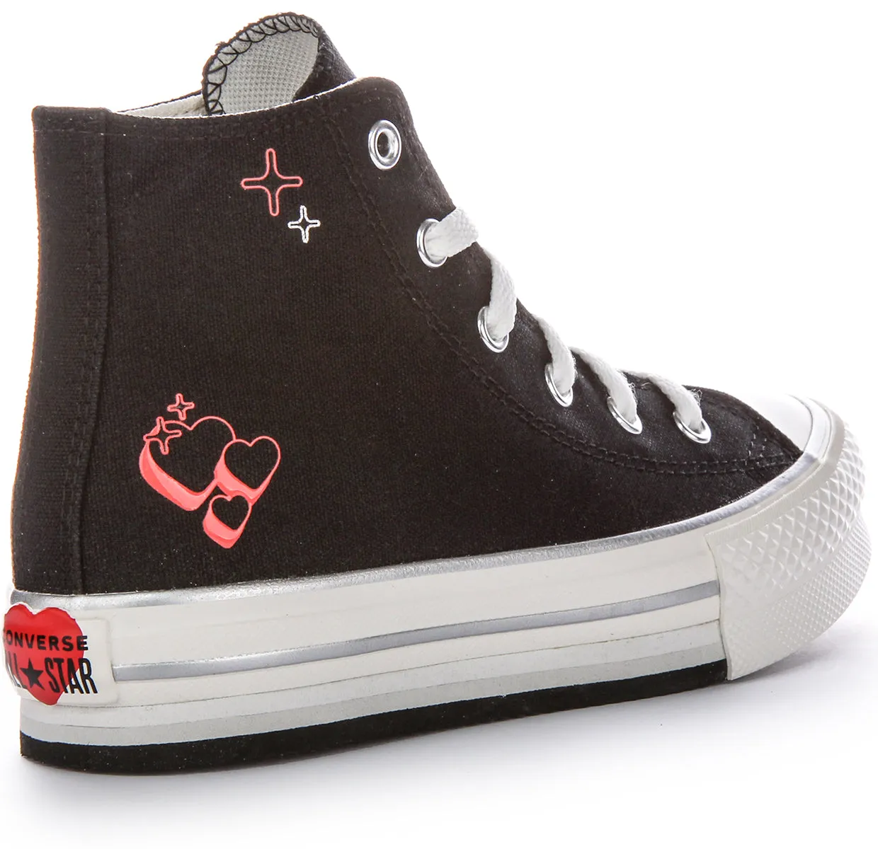 Converse All Star Kids Palftorm Y2K A09122C In Black Red For Kids