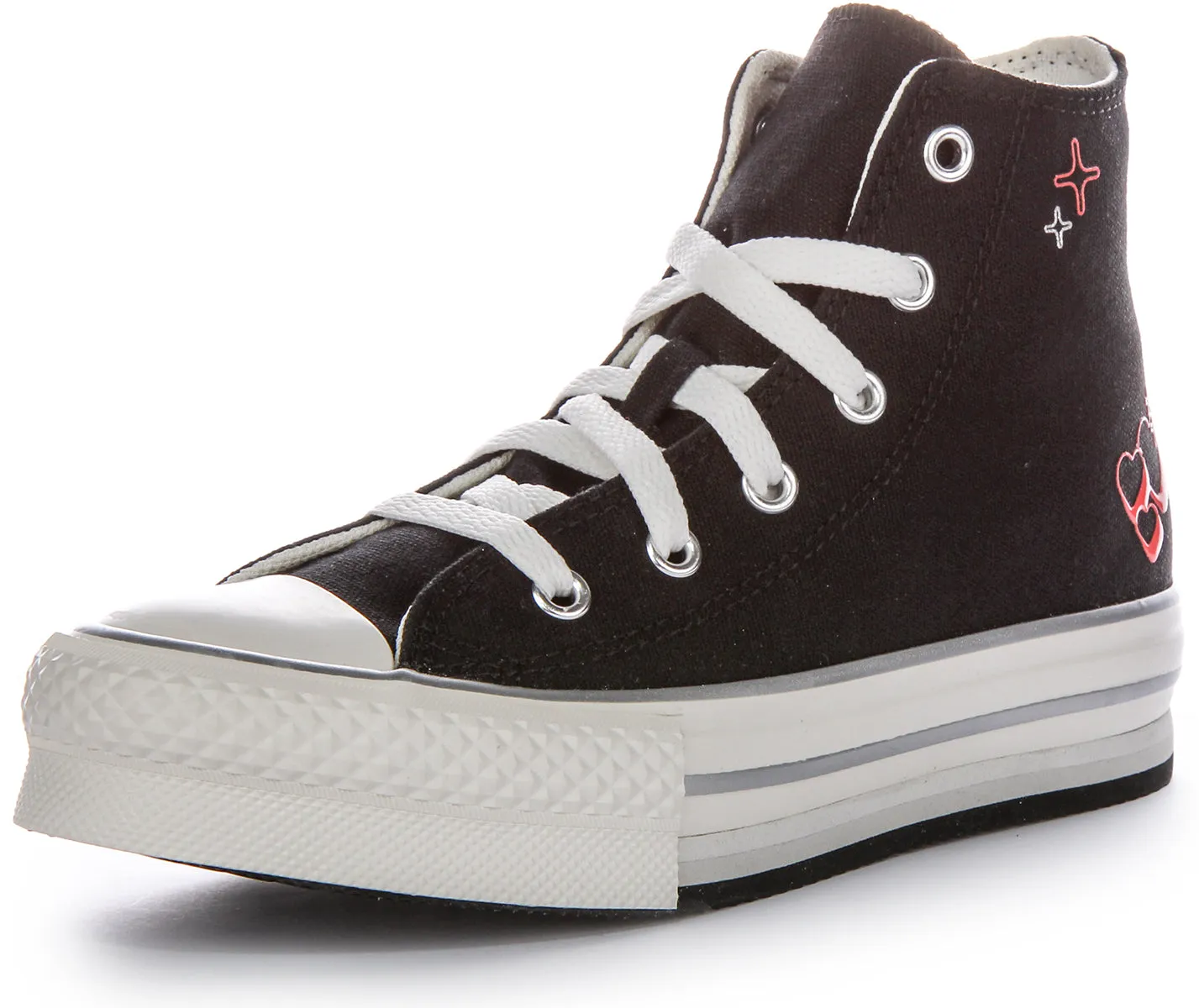 Converse All Star Kids Palftorm Y2K A09122C In Black Red For Kids