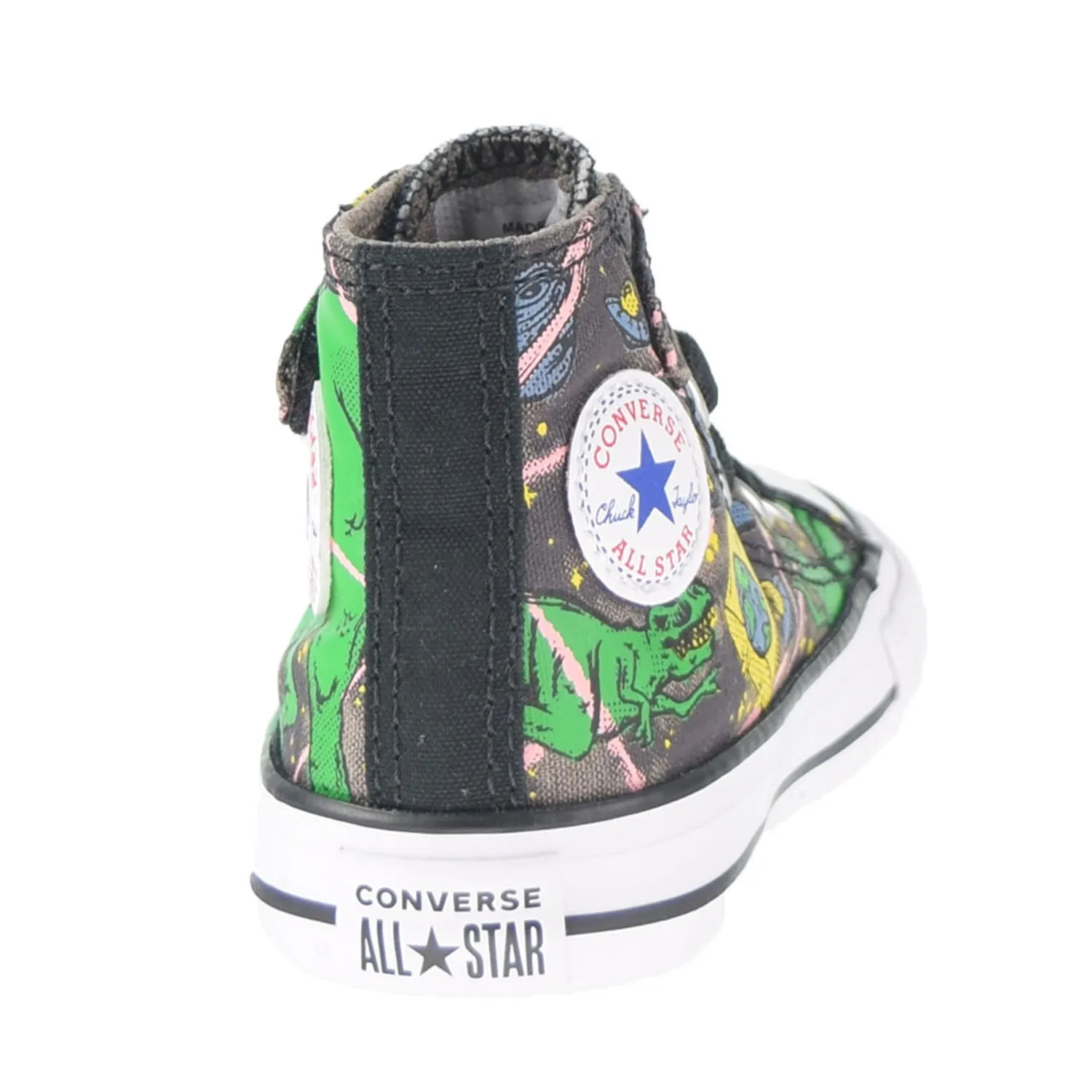 Converse Chuck Taylor AS Dinoverse Dinosaur 1V Hi Toddler Shoes Mason Taupe