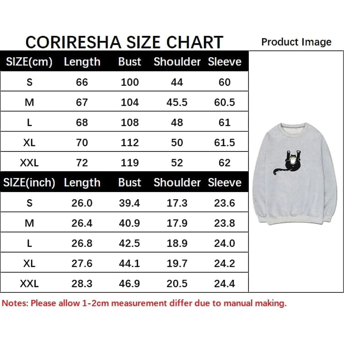 CORIRESHA Teen Funny Cat Sweatshirt Crewneck Long Sleeve Fall Cotton Pullover