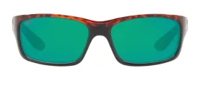 Costa Del Mar Mens Jose Tortoise Frame - Green Mirror 580 Glass Lens - Polarized Sunglasses