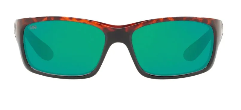 Costa Del Mar Mens Jose Tortoise Frame - Green Mirror 580 Glass Lens - Polarized Sunglasses