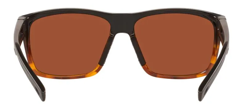 Costa Del Mar Slack Tide Black/Shiny Tort Frame - Green Mirror 580 Plastic Lens - Polarized Sunglasses