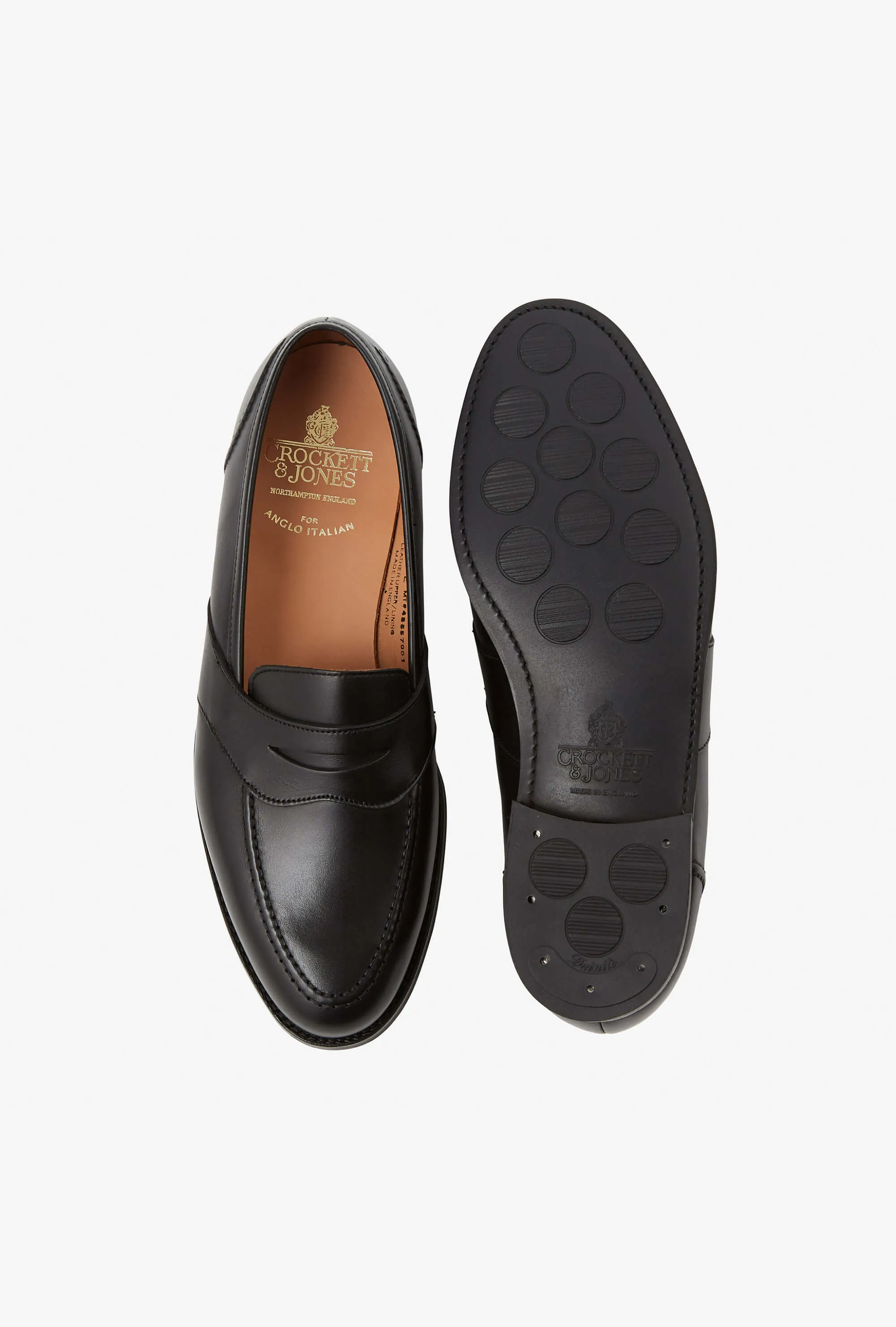 Crockett & Jones Bradbourne Loafer Black Calf City Sole