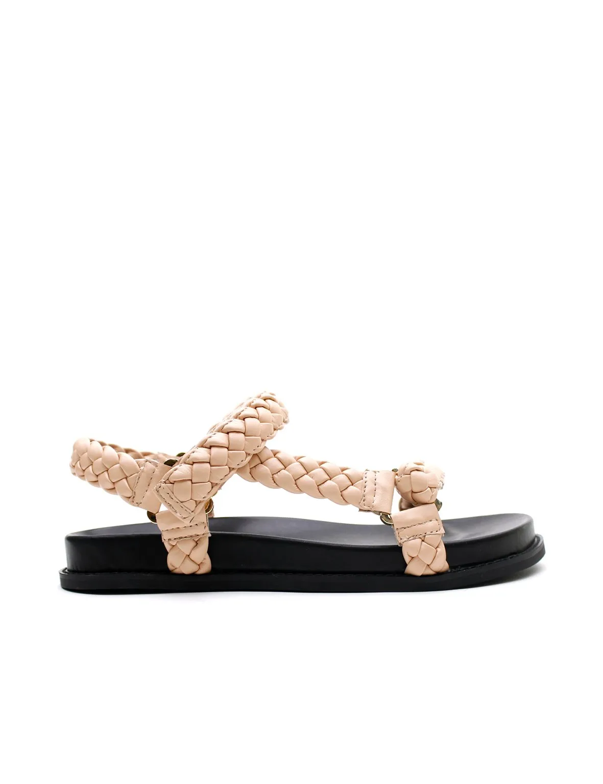 ELKE BRAIDED SANDAL |  BLUSH