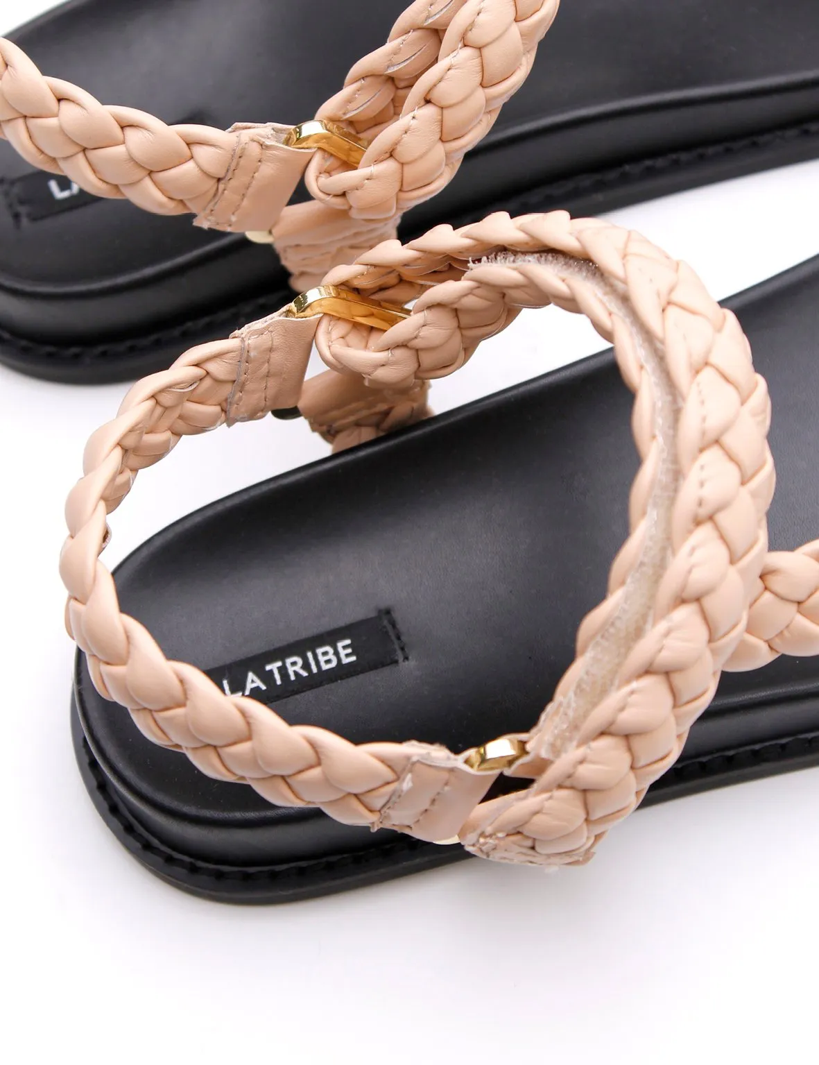 ELKE BRAIDED SANDAL |  BLUSH