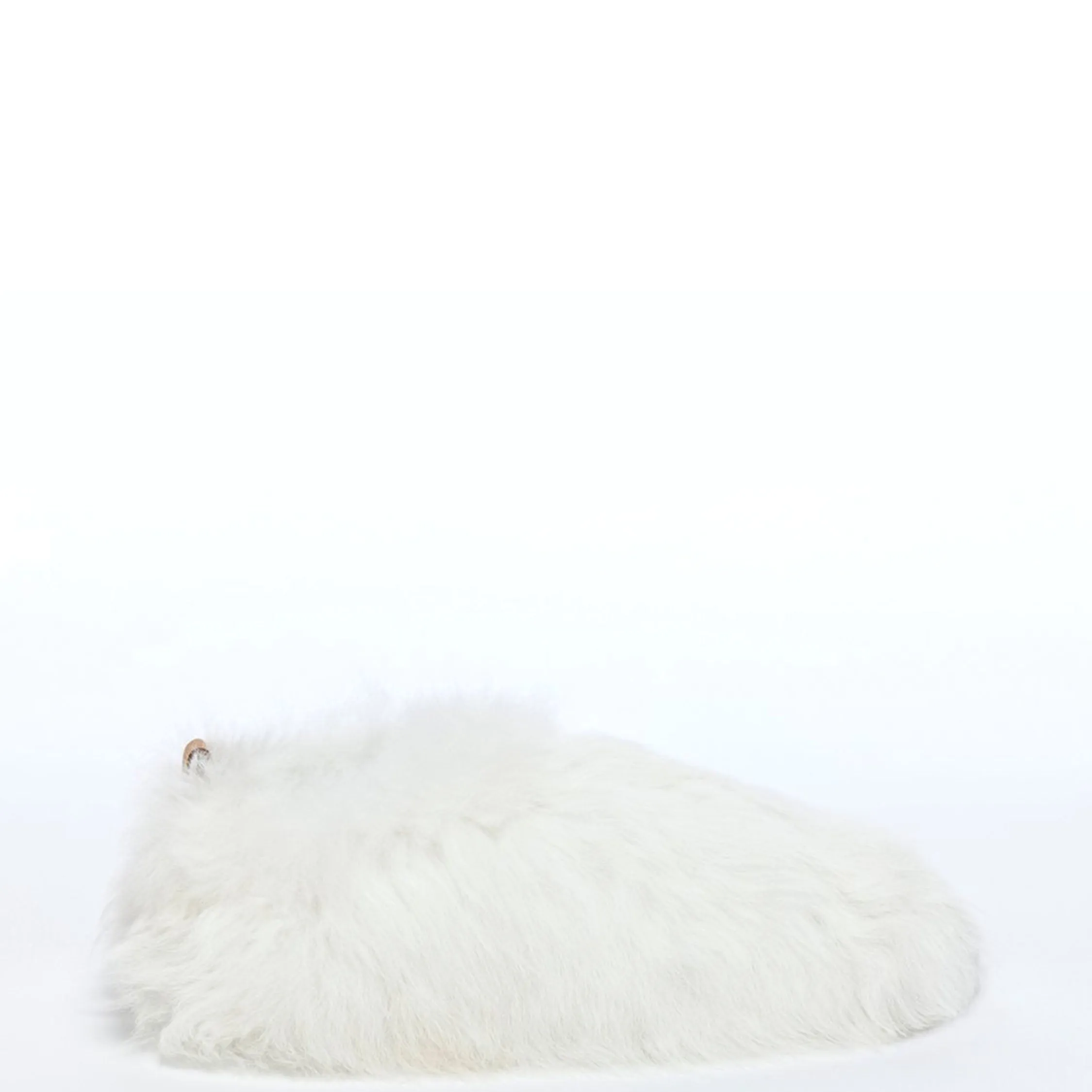 ETHICALLY AND CRUELTY FREE ALPACA SLIPPERS "PEARL WHITE SWIRL"