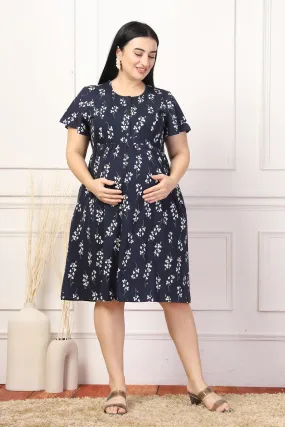 Everyday Bloom Maternity Zipless Feeding Dress