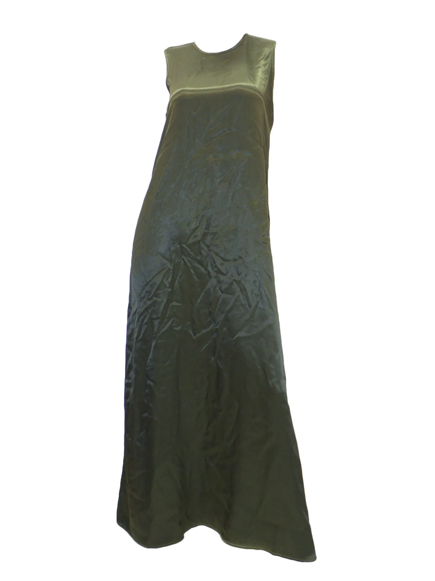 Hard Tail Satin Maxi Dress (Style: SAT-47)