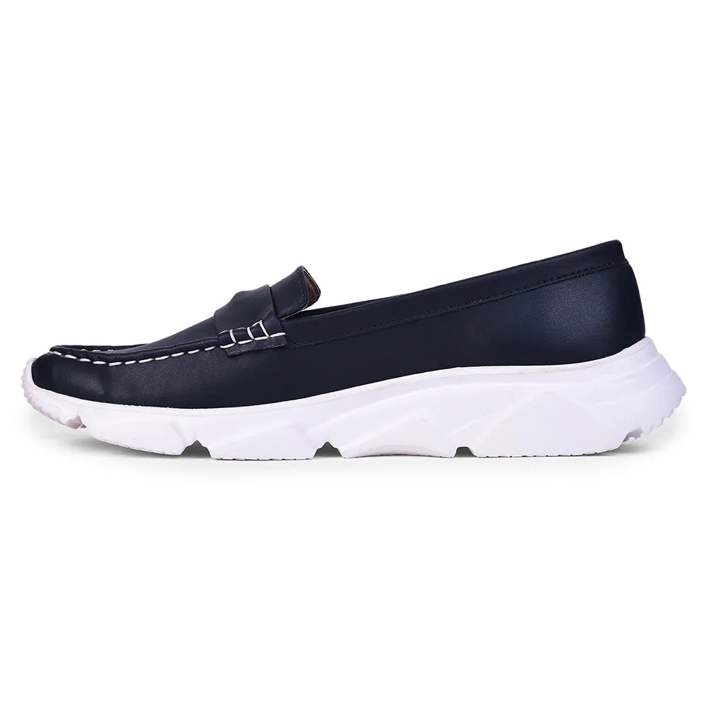 Healers Casual Blue Loafers For Women C275-01 By Liberty