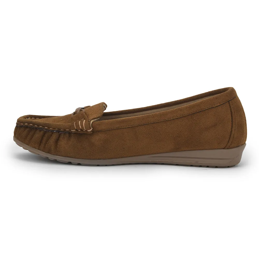 Healers Casual Tan Loafers For Women HM6-10 By Liberty