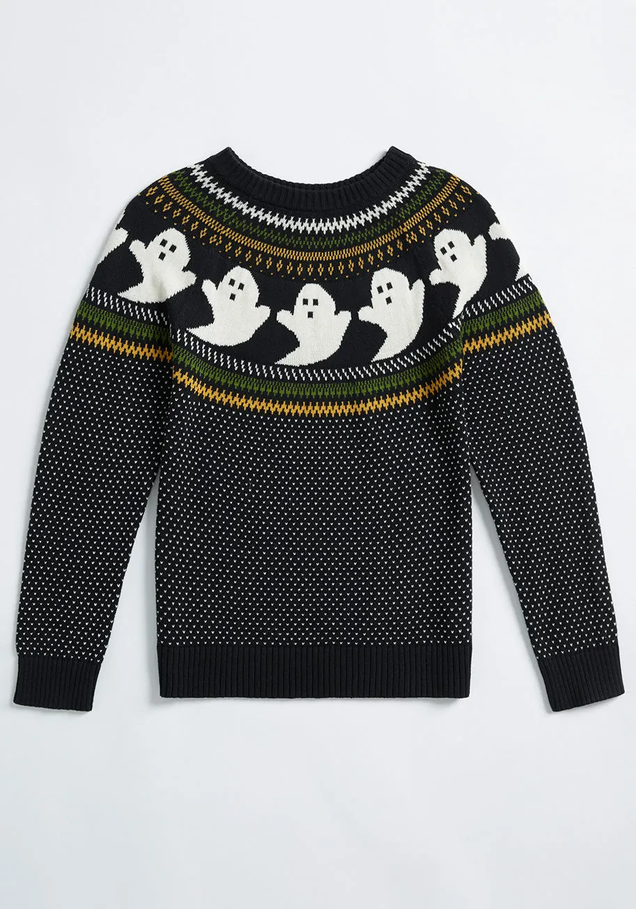 However It Ghosts Fair Isle Pullover