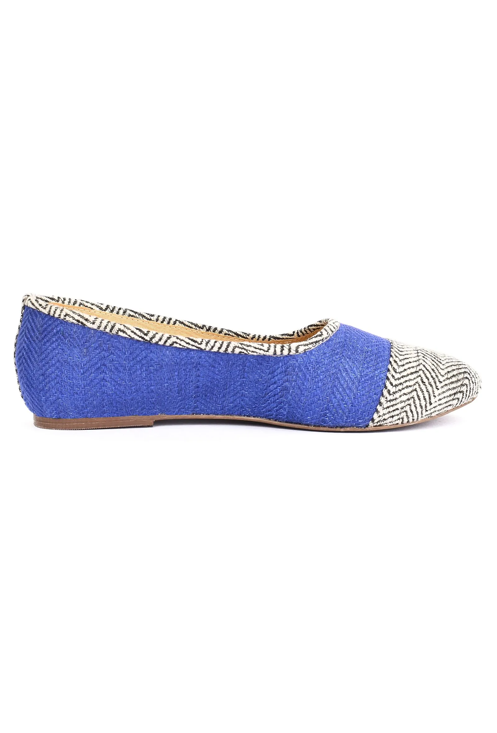 Ink Blue Pure Hemp Ballerinas