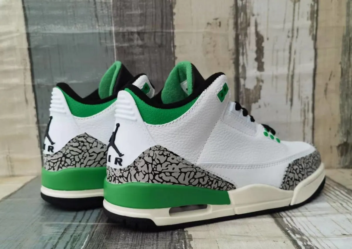 JORDAN 3 x LUCKY GREEN